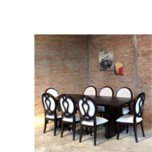 Venta de Fábrica: Juego de Mesa y Sillas de Madera de Teca de Estilo Moderno para Cafetería, Muebles para Restaurantes - Product Image 5