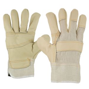 Gants de travail en cuir Rigger Matériau souple avec fonctions ignifuges anti-coupure anti-impact anti-chaleur - Product Image 1