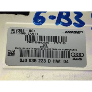 Amplificatore Radio per AUDI TT Cabrio Serie (8J3) 8J0035223D (06>14) - Product Image 3