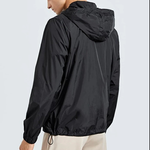 Chaqueta Anorak de Nailon con Capucha y Media Cremallera, Chaqueta Cortavientos Personalizada, Impermeable, para Hombre, Invierno - Product Image 2