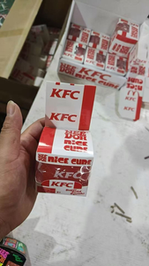 New NeeDoh Limited <strong>Edition</strong> M Brand Hamburger Square Shape Stress Nice Cube Suptid Squish <strong>Red</strong> Cute Eco-Friendly Sensory Squishy - Product Image 3
