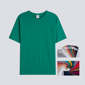 Camiseta Casual de Cuello Redondo de Poliéster Negro de 190 g/m², Manga Corta, Sólida, Transpirable y Ajustada para Hombre - Product Image 1