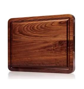 Planche à découper en bois polyvalente avec rainure à jus et logo personnalisé, en bois de qualité supérieure pour les chefs et les acheteurs hot arrival - Product Image 4