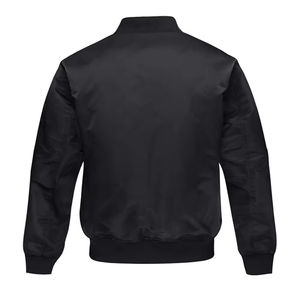 Chaqueta Bomber de Moda, Prenda Exterior de Tacto Suave, Chaqueta Bomber para Hombre, Corte Holgado, Estilo Casual, Ligera - Product Image 2