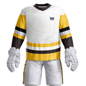 Uniforme de hockey sur glace respirant avec logo personnalisé, fabrication professionnelle, vêtements de sport, uniforme de hockey sur glace en vente en ligne - Product Image 5