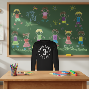 Camiseta Personalizable de Manga Larga para Niños de 3er Grado, Diseño Promocional con Diseño de Maestro para Niños - Product Image 2