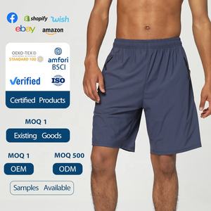Haute qualité hommes impression décontracté Fitness Shorts respirant séchage rapide conception taille élastique ourlet ample basket-ball shortsDDP expédition - Product Image 4
