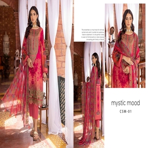 Charizma swiss-trajes de marca con bordado suizo y de gasa, dupatta, ropa india y paquistaní, novedad de 2023, venta al por mayor - Product Image 2