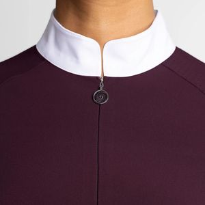 Chemise équestre avancée pour femmes 4 voies extensible tissu doux vêtements personnalisés en gros couche de base haut chemises d'équitation - Product Image 6