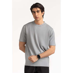 Sweater Knit T-Shirt <b>Blank</b> Design MN-TS-SS25-213 200g 300g Fabric <b>Weights</b> Compressed Animated Pattern T-Shirts Screen Heavy - Product Image 4