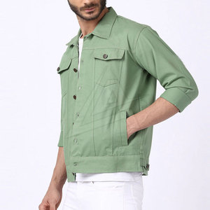 Veste en jean longue de qualité supérieure pour hommes, polaire d'hiver chaude et confortable avec duvet pour le printemps, vente en ligne - Product Image 2