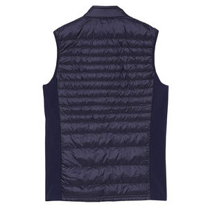 Gilets rembourrés zippés légers de style récent grande taille coupe régulière lettres de broderie personnalisées col montant vêtements d'automne pour hommes - Product Image 2