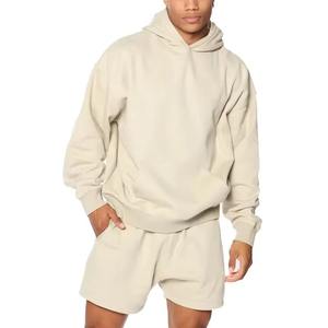 Ensemble short à capuche à manches courtes personnalisé pour hommes Ensemble de haute qualité 100% sweats à capuche et shorts en coton biologique survêtements pour hommes - Product Image 1