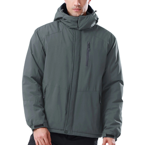 Chaqueta de Esquí con Capucha y Cremallera para Hombre, Impermeable, Ecológica, Transpirable, de Secado Rápido, 100% Poliéster, para Snowboard de Invierno - Product Image 3
