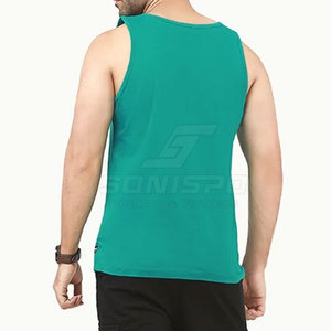 SONISPO SPORTS & FITNESS Débardeur de sport pour homme, prix abordable, confortable, respirant, séchage rapide, léger, polyester/coton - Product Image 4