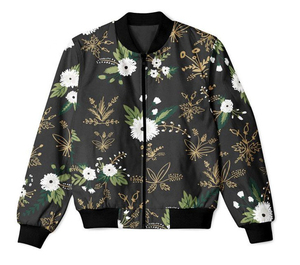 Wholesale Customized <b>Women's</b> Autumn Sheep Skin <b>Leather</b> Zippered <b>Bomber</b> <b>Jacket</b> Plaid Embroidery Breathable <b>Jacket</b> - Product Image 1