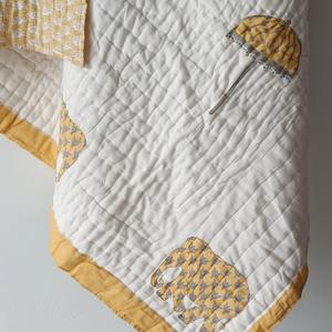 100% algodón Jaipuri bloque estampado acolchado lujo indio Jaipuri bloque estampado edredón Algodón hecho a mano Floral edredón - Product Image 3