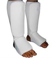 Protège-tibias de boxe plus épais, protège-chevilles de kickboxing, protection professionnelle, élasticité réglable, respirant, protège-jambes