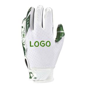 Gants de receveur de football américain super adhérents, logo personnalisé, gants de terrain pour le rugby par temps froid, prix bas - Product Image 2