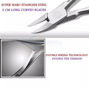 3PRO Professional Stainless Steel <b>Cuticle</b> Nail Nipper with Plastic Grip for Personal and Salon use - Product Image 4