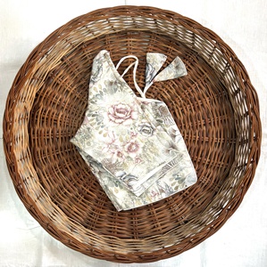 Hermosa blusa de algodón puro con cuello en V de rayón, estilo formal de verano con estampado de lámina, patrón de gancho frontal sin acolchado - Product Image 3