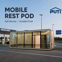 Villa Modulaire Préfabriquée Moderne Apple Cabin 13m² avec Salle de Bain pour une Vie de Vacances