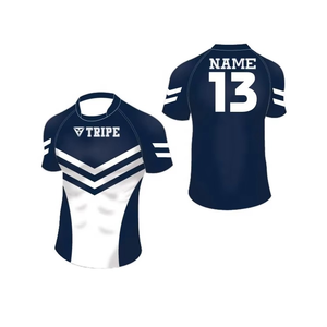 Sublimación de alta calidad Ropa deportiva personalizada Uniformes de rugby Unisex OEM Kits de rugby Camiseta de rugby Jerseys uniforme de fútbol americano - Product Image 4