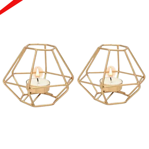 เชิงเทียนสีทองสำหรับงานแต่งงานและแสงไฟตกแต่งงานคริสต์มาส - Product Image 3