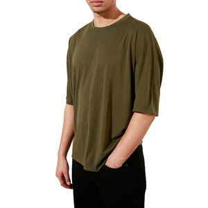 Camiseta Deportiva Unisex de Cuello Redondo, Tejida en Algodón, Transpirable, de Secado Rápido, Talla Personalizada, para Verano, Manga Corta, Color Sólido, Superventas - Product Image 2