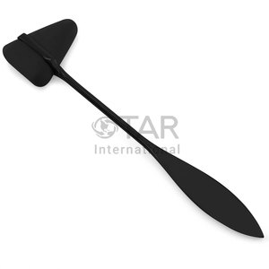 Marteau 8 "Chrome Plaqué Poignée Reflex Marteau Durable PVC Pare-chocs Medic Instruments Étudiants Tête Outil Test Neurologique - Product Image 1