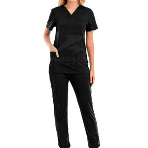 Nueva Llegada Superventas Médico Scrub Uniforme Hecho en Pakistán Mujeres Médico Scrub Uniforme - Product Image 1
