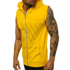 Sudaderas sin Mangas de Alta Calidad para Verano, Ropa Deportiva para Hombre, Camisetas sin Mangas con Capucha para Gimnasio, en Oferta - Product Image 5