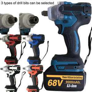 <b>Electric</b> Impact <b>Wrench</b> Brushless Cordless <b>Electric</b> <b>Wrench</b> Compatible <b>Torque</b> <b>Wrench</b> Rechargeable Screwdriver With 1 Battery - Product Image 3