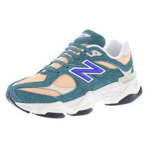 Zapatos New Balance 9060 GS para Niño, Color: Verde/Naranja, 100% Auténticos - Product Image 1