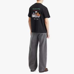 T-shirt DTF surdimensionné noir | 100% coton français éponge 300 GSM Crewneck | T-shirt graphique rétro | Premium Streetwear & Urban Fashion - Product Image 4