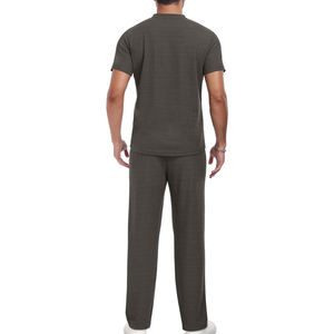 Conjunto de camiseta y pantalón de verano para hombre hecho a medida al por mayor 100% material de algodón conjunto de chándal de verano para hombre - Product Image 2