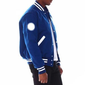 Veste universitaire pour homme, chaude, athlétique, bomber, pour l'hiver, mode décontractée, streetwear, sports de plein air et usage quotidien - Product Image 5