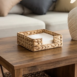 Porta Servilletas de Jacinto de Agua para Mesa de Comedor, Caja de Almacenamiento Hecha a Mano, Ecológica, Decoración Natural para el Hogar, Venta al por Mayor desde Vietnam - Product Image 5