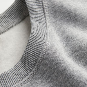 Sudadera de cuello redondo de gran tamaño para mujer, jersey de lana de algodón con bordado 3D personalizado y estampado de logotipos, ropa de punto - Product Image 5