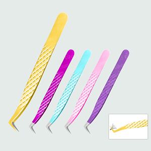 Pince à épiler droite Pro en acier inoxydable de marque privée avec pointes acérées Cils épais et minces couches de pinces à épiler - Product Image 2