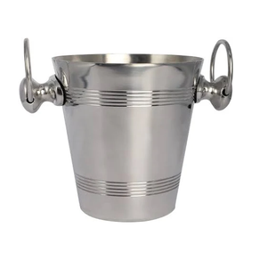 Cubo de hielo de aluminio personalizado del fabricante con forro de Asa Diseñadores ven bañeras de vino a precios asequibles - Product Image 1