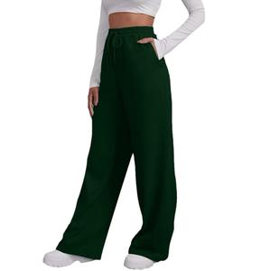 Wholesale Custom Paint Splatter Stacked <b>Cargo</b> Pants Flared Baggy Fleece <b>Work</b> Polyester Tactical <b>Mens</b> Flare Pants With Drawstring - Product Image 5