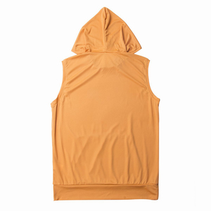 Sudaderas con capucha sin mangas para hombre, ropa de moda, informal, sin mangas, lisa, de alta calidad, venta al por mayor - Product Image 2