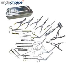 Endochoice Medical Ensemble d'instruments chirurgicaux de septoplastie de haute qualité 33 pièces en acier inoxydable pour corriger le septum nasal dévié - Product Image 5