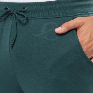 Nouveau style de jogging slim pour hommes pantalon de survêtement en coton décontracté avec tissu en toile à motif droit - Product Image 4