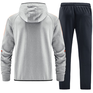 Survêtement de haute qualité personnalisé, vêtements décontractés pour hommes, survêtement pour hommes, pièces de survêtement, fermeture éclair intégrale, jogging - Product Image 3