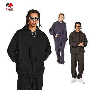Sweat à capuche en molleton respirant élégant avec logo avant personnalisé pour hommes pull avec conception de poche coupe régulière - Product Image 4