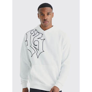 เสื้อฮู้ดเปล่าลำลองสำหรับผู้ชาย, เสื้อ5XL ขนาดใหญ่พิเศษเสื้อมีฮู้ดผ้าฟลีซผ้าฝ้าย100เปอร์เซ็นต์ดีไซน์แบบกำหนดเอง - Product Image 1