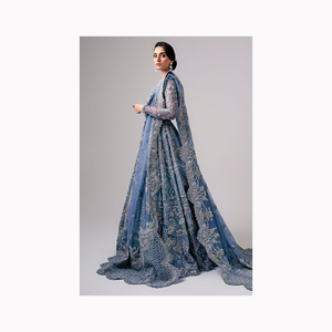 Bordado nupcial de diseñador con trabajo estampado Lahenga Choli con blusa mujeres indias Lehenga Choli ropa tradicional india 2024 - Product Image 5