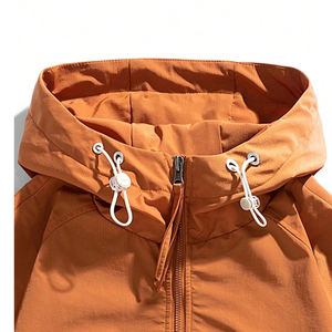 Veste Softshell de haute qualité avec logo personnalisé, vêtements d'extérieur d'automne, veste coupe-vent tendance avec capuche - Product Image 4